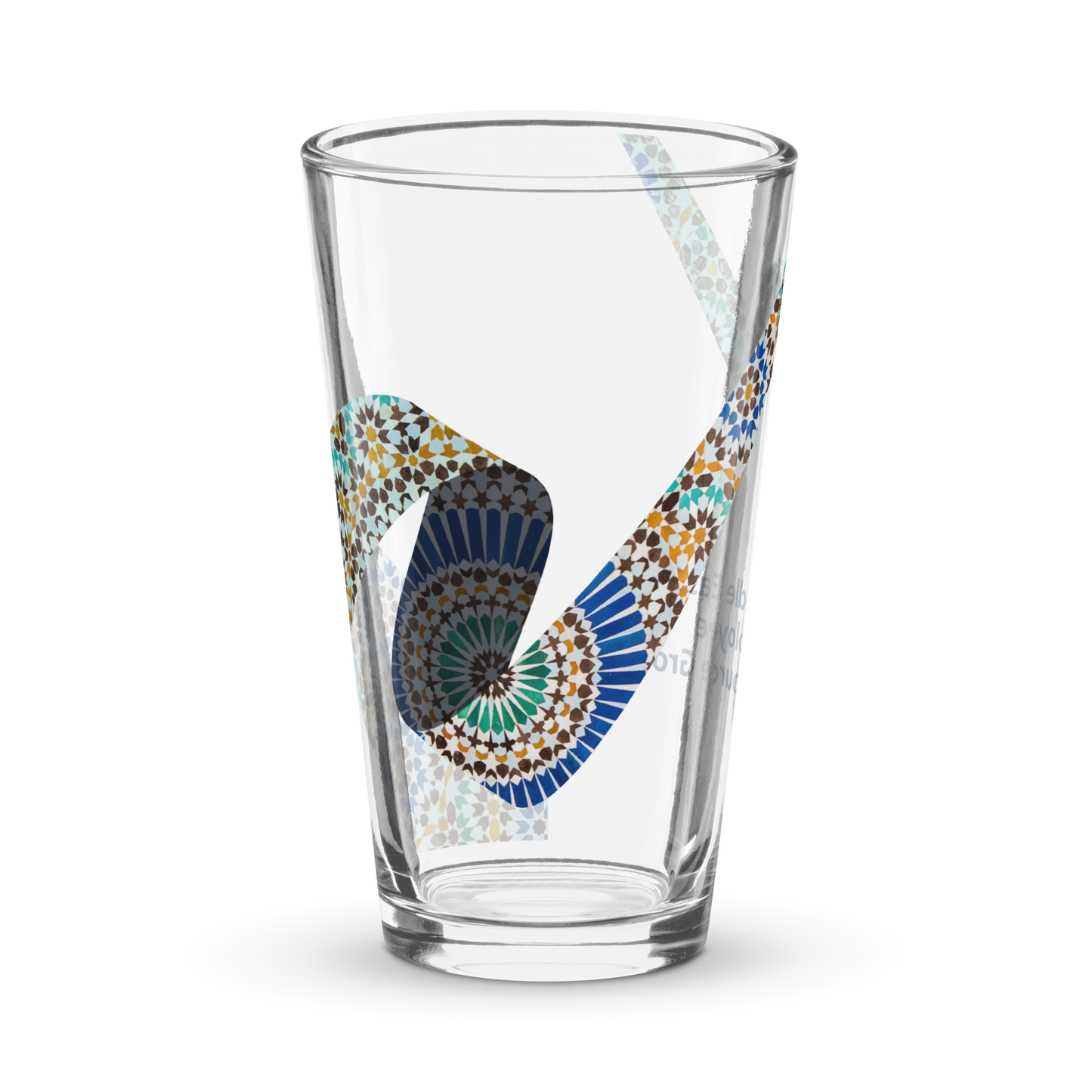 MENA ERG Shaker pint glass