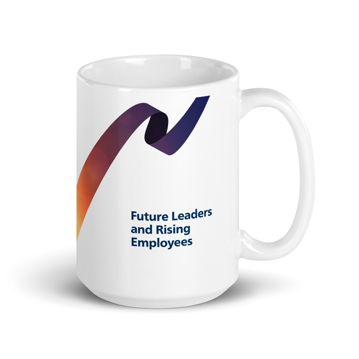 Future Leaders And Rising Employees White glossy mug