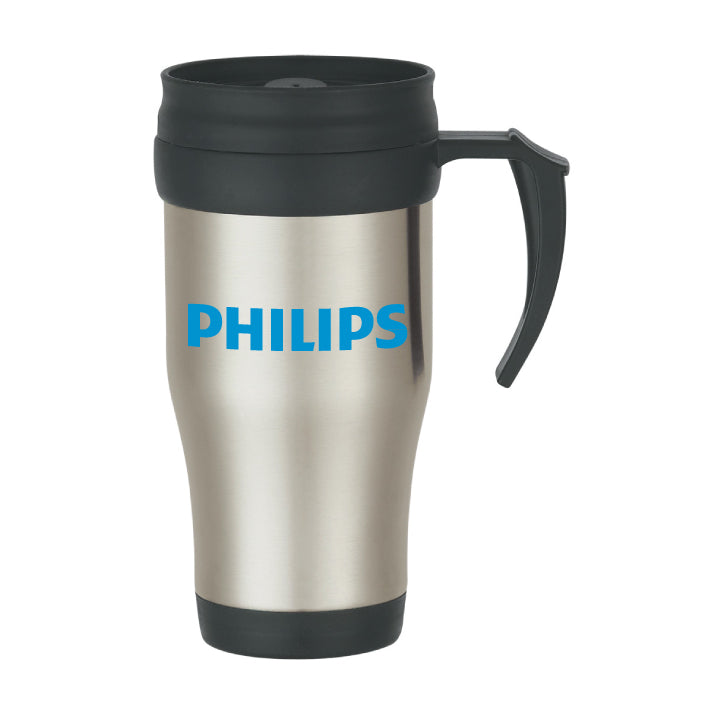 16 Oz. Stainless Steel Travel Mug
