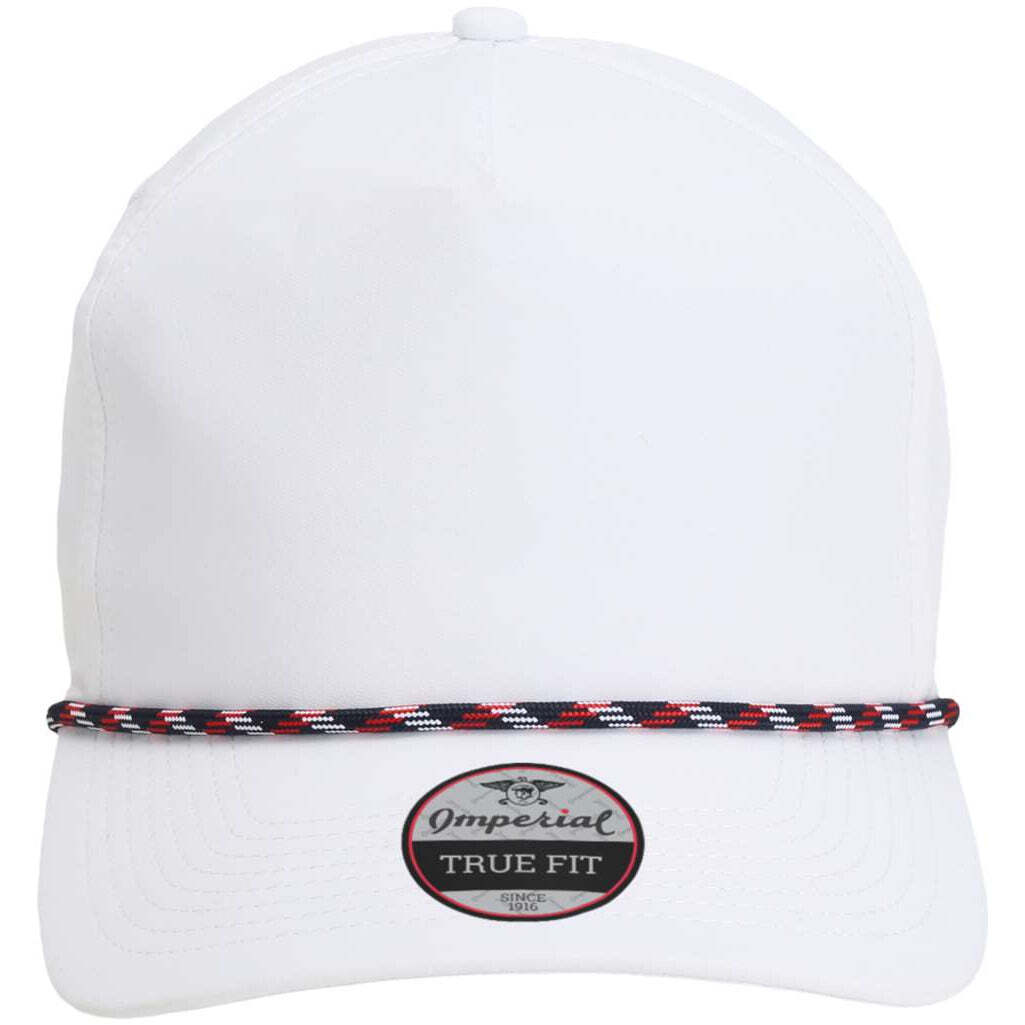 White/ Navy-Red