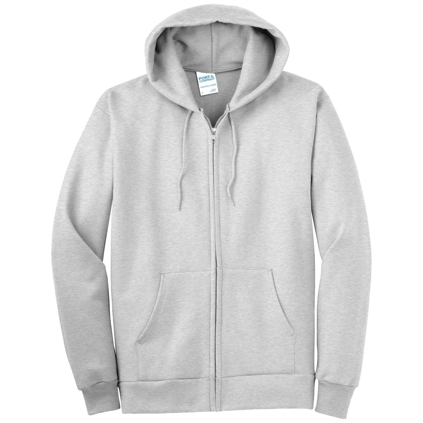 Port & Company - Essential Fleece Full-Zip Hooded Sweatshirt