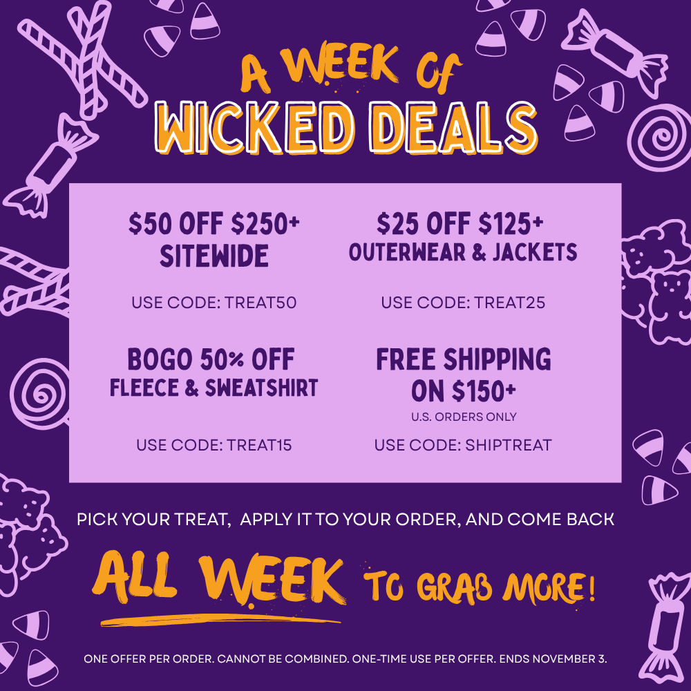 Grab Your Treat — 4 Ways to Save All Week Long. One offer per order. Valid 10/26–11/3.