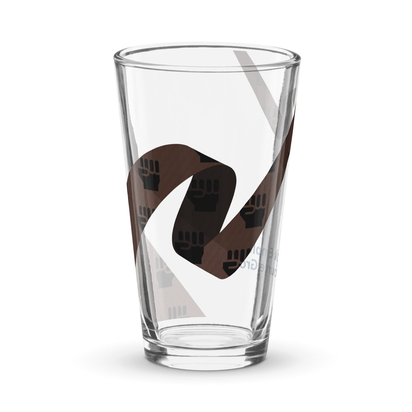 Black Employee Shaker pint glass